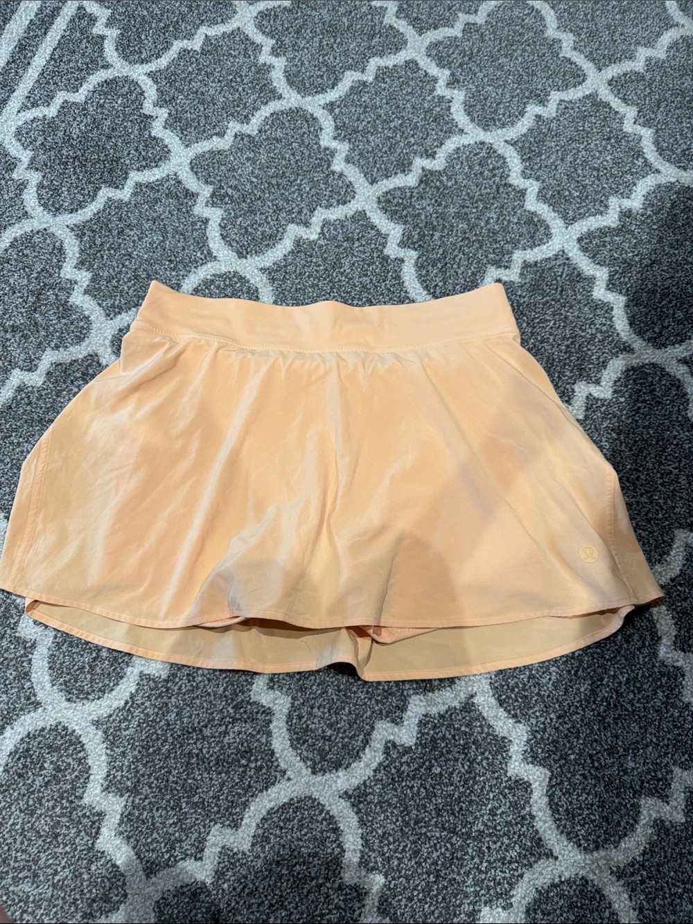 Peach Athletic Skort with Built-In Shorts